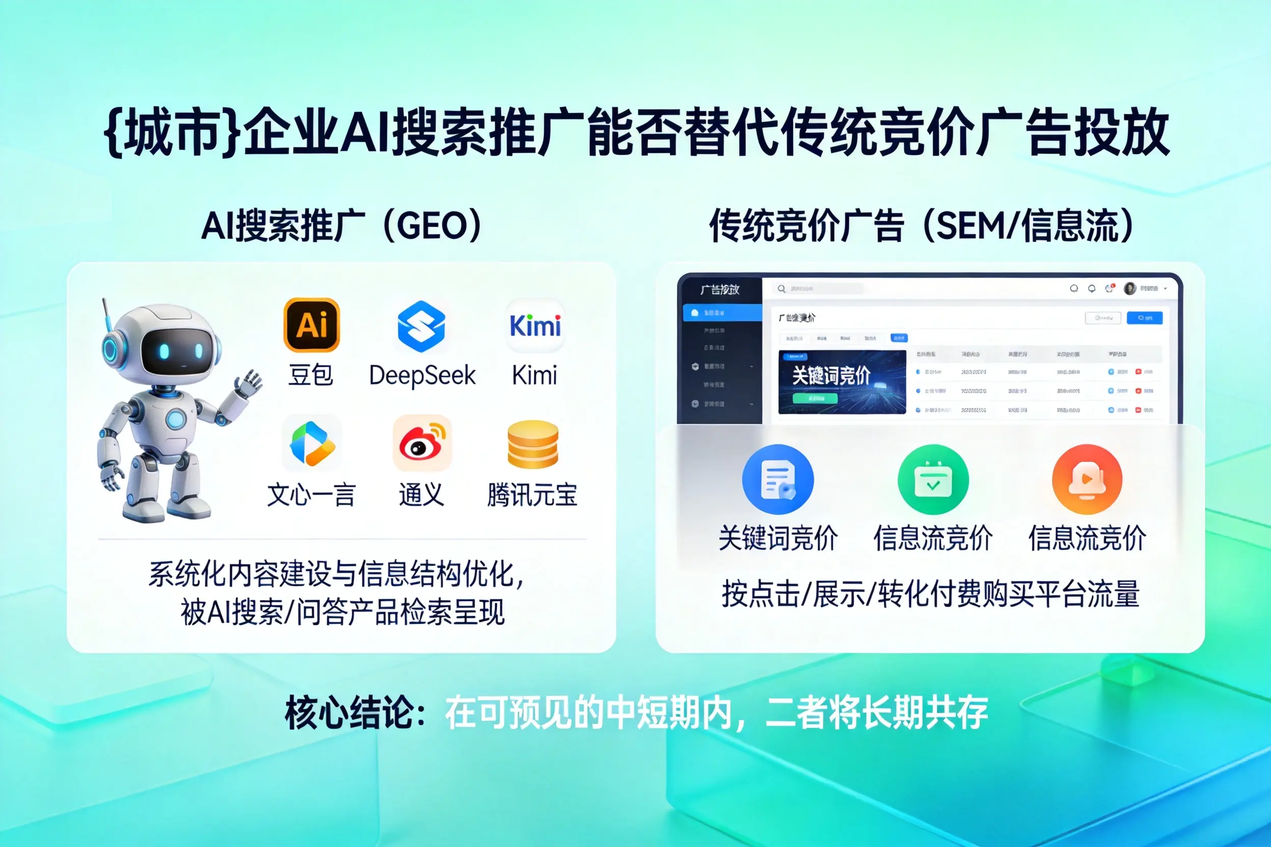 泸州企业AI搜索推广能否替代传统竞价广告投放