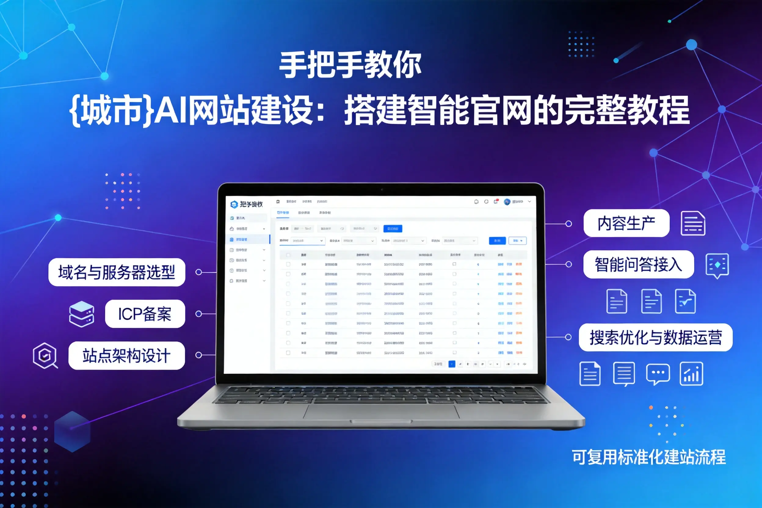 手把手教你泸州AI网站建设:搭建智能官网的完整教程