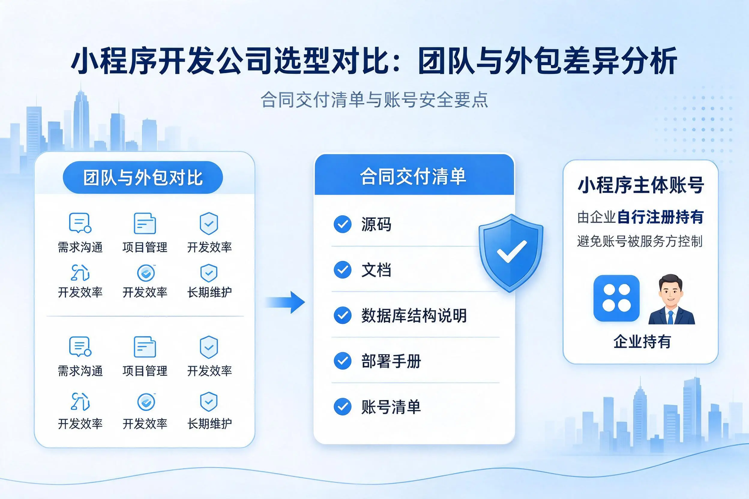 泸州小程序开发公司选型对比:团队与外包差异分析