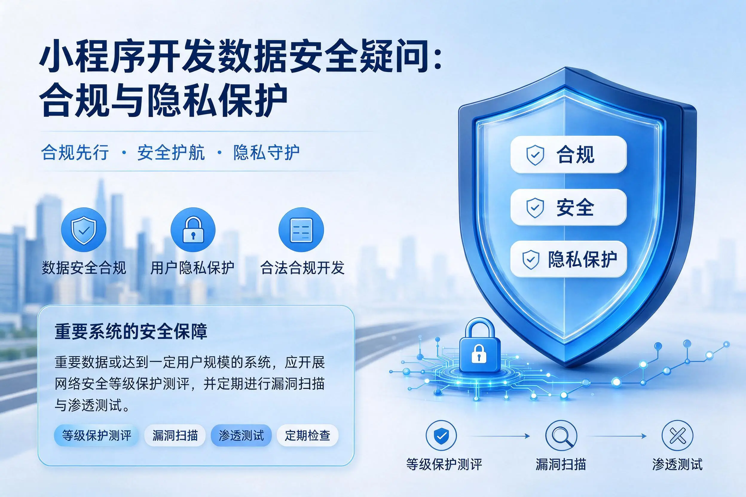 泸州小程序开发数据安全疑问:合规与隐私保护
