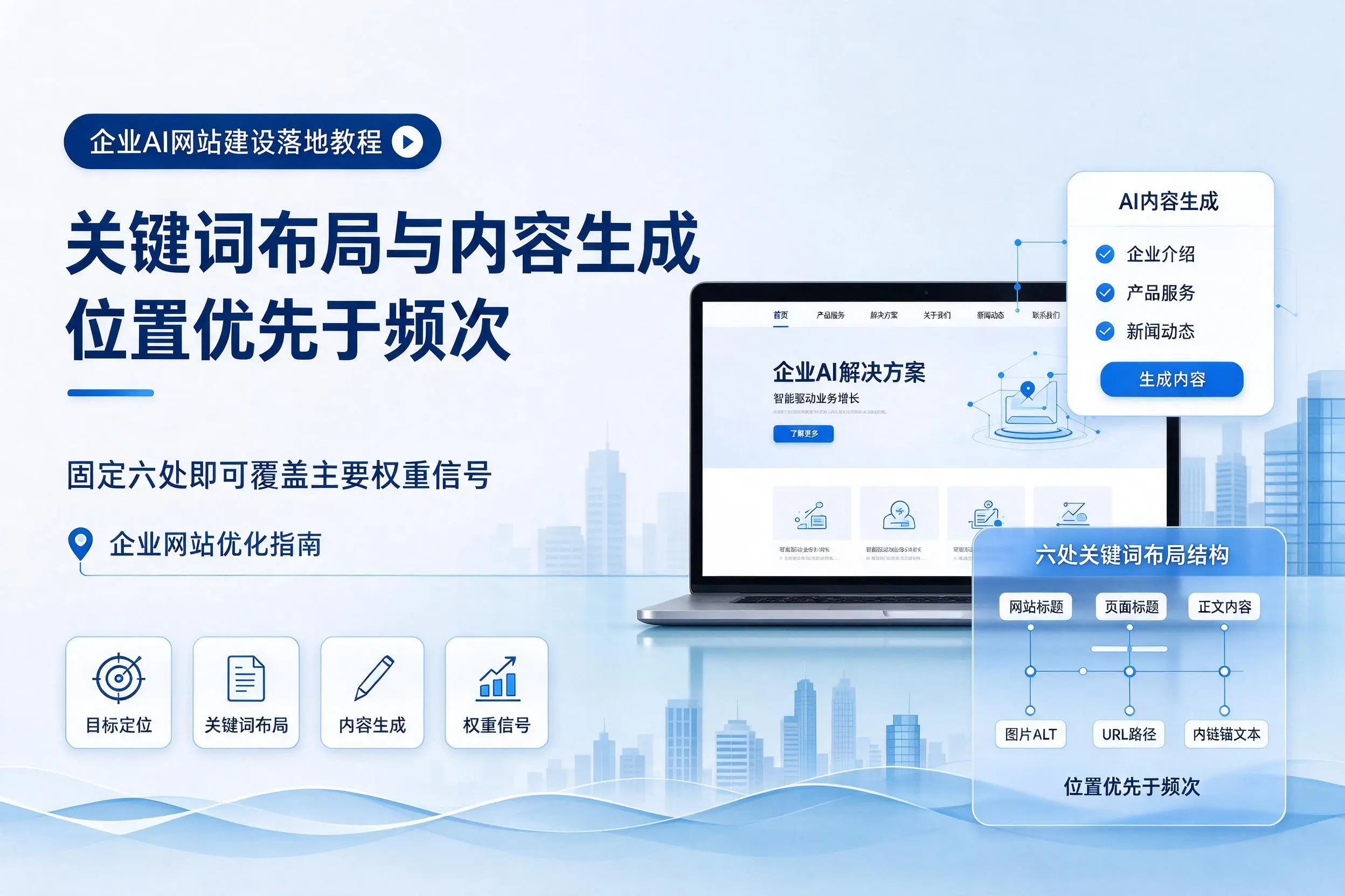泸州企业AI网站建设落地教程：关键词布局与内容生成