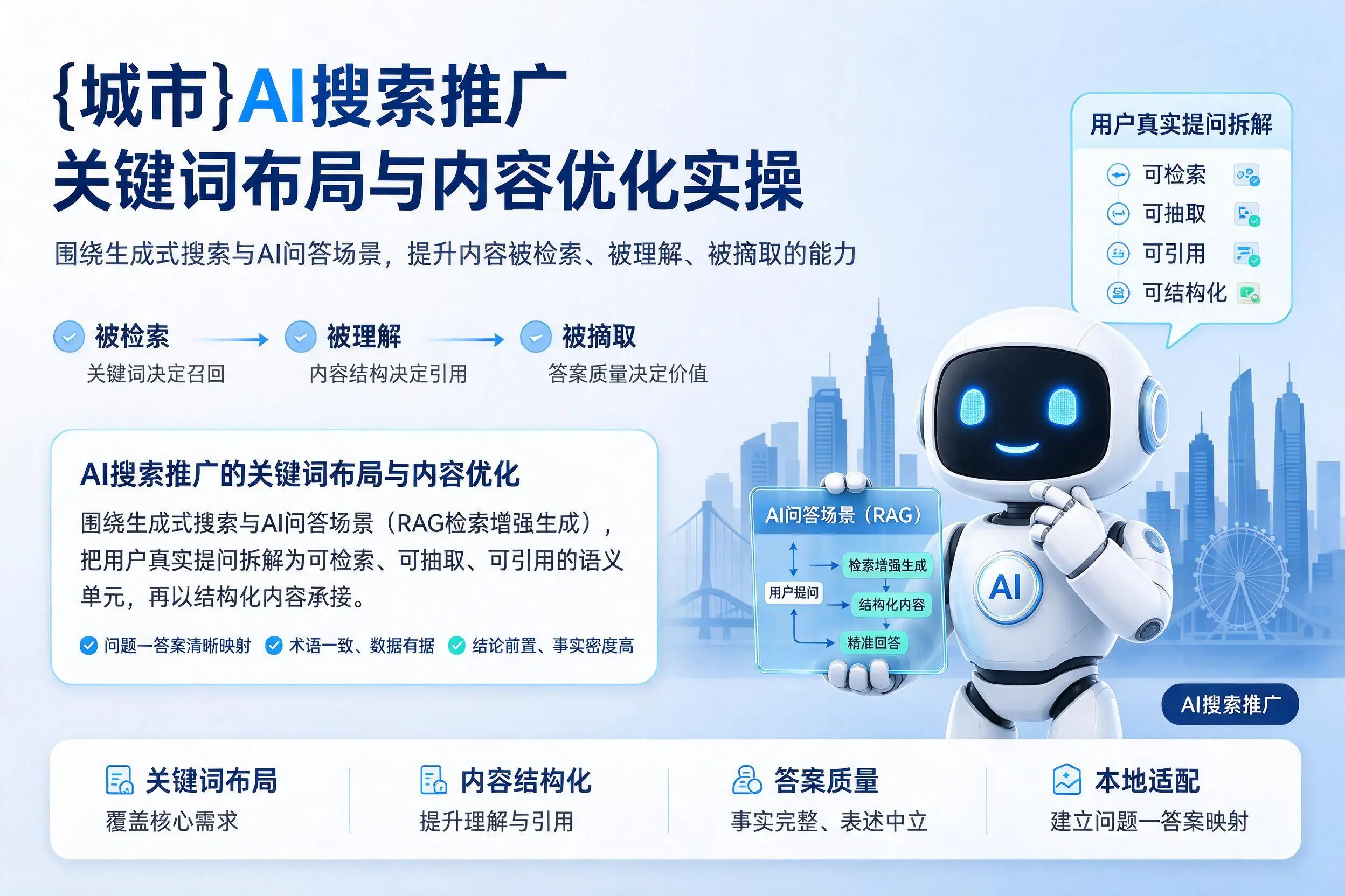 泸州AI搜索推广关键词布局与内容优化实操