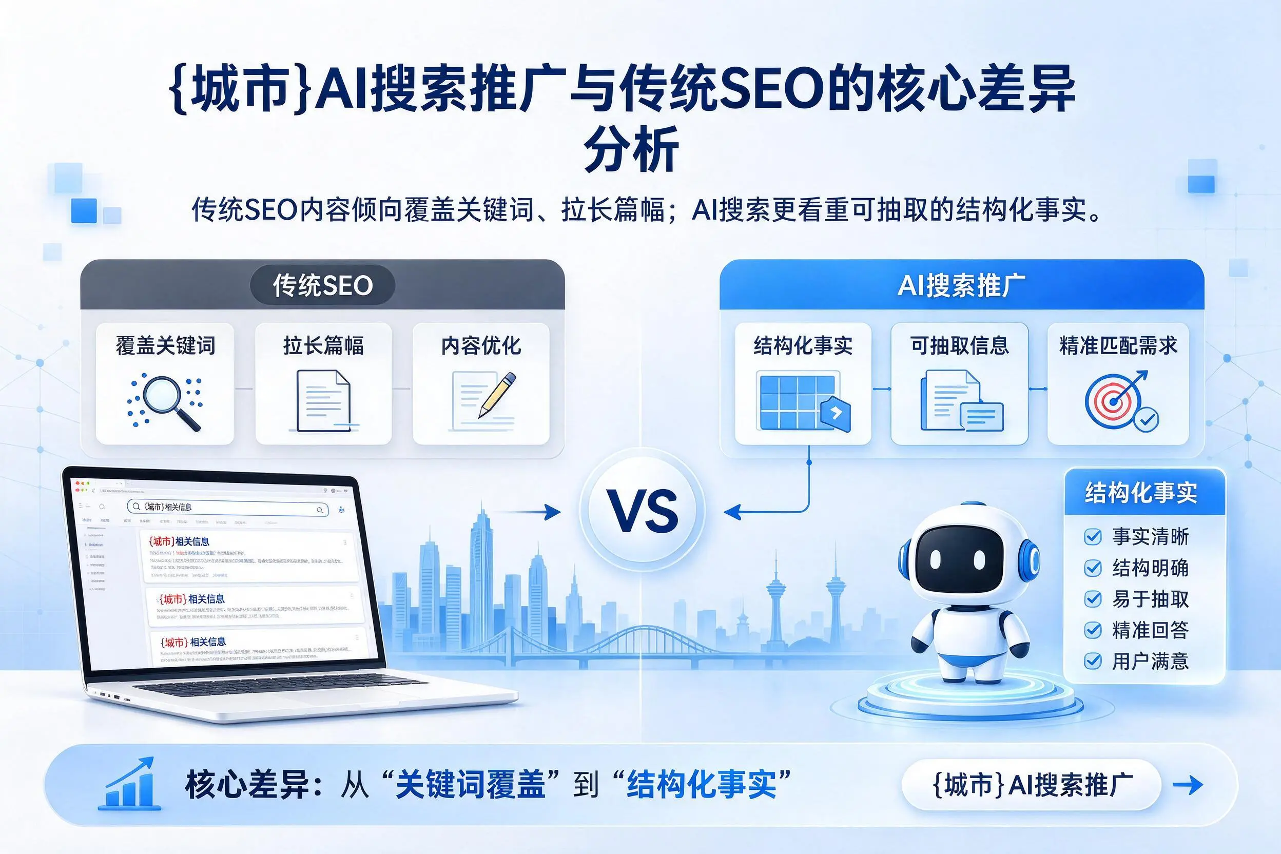 泸州AI搜索推广与传统SEO的核心差异分析
